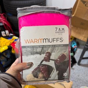 7 A.M. Enfant Warmmuffs Pink Hand Warmers